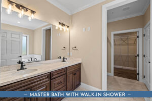 Master Bath with Walk-in Shower