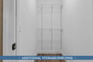 Additional Storage/Shelving